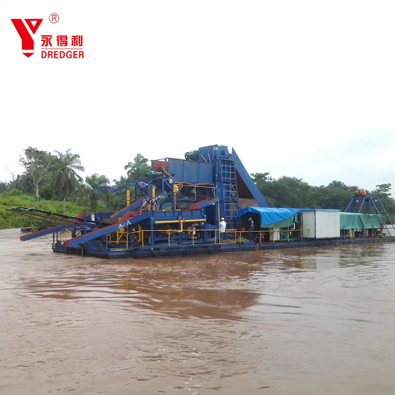 200m3/h, dredge depth 35m, Bucket Chain Sand Dredger Sales Price