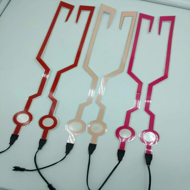 Airsoft Американский шлем безопасности светодио дный полосы света