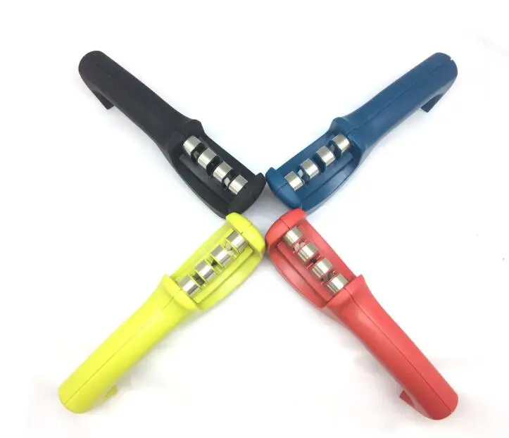 Профессиональный ручной пластиковый картонный стальной Многофункциональный точилка для ножей