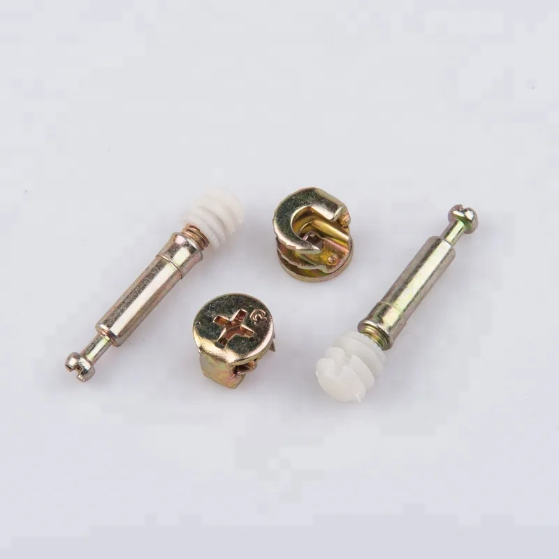 Professional Manufacture Hardware Fastener Fitting Connecting Bolt Dowel Pin Cam Lock - For Furniture