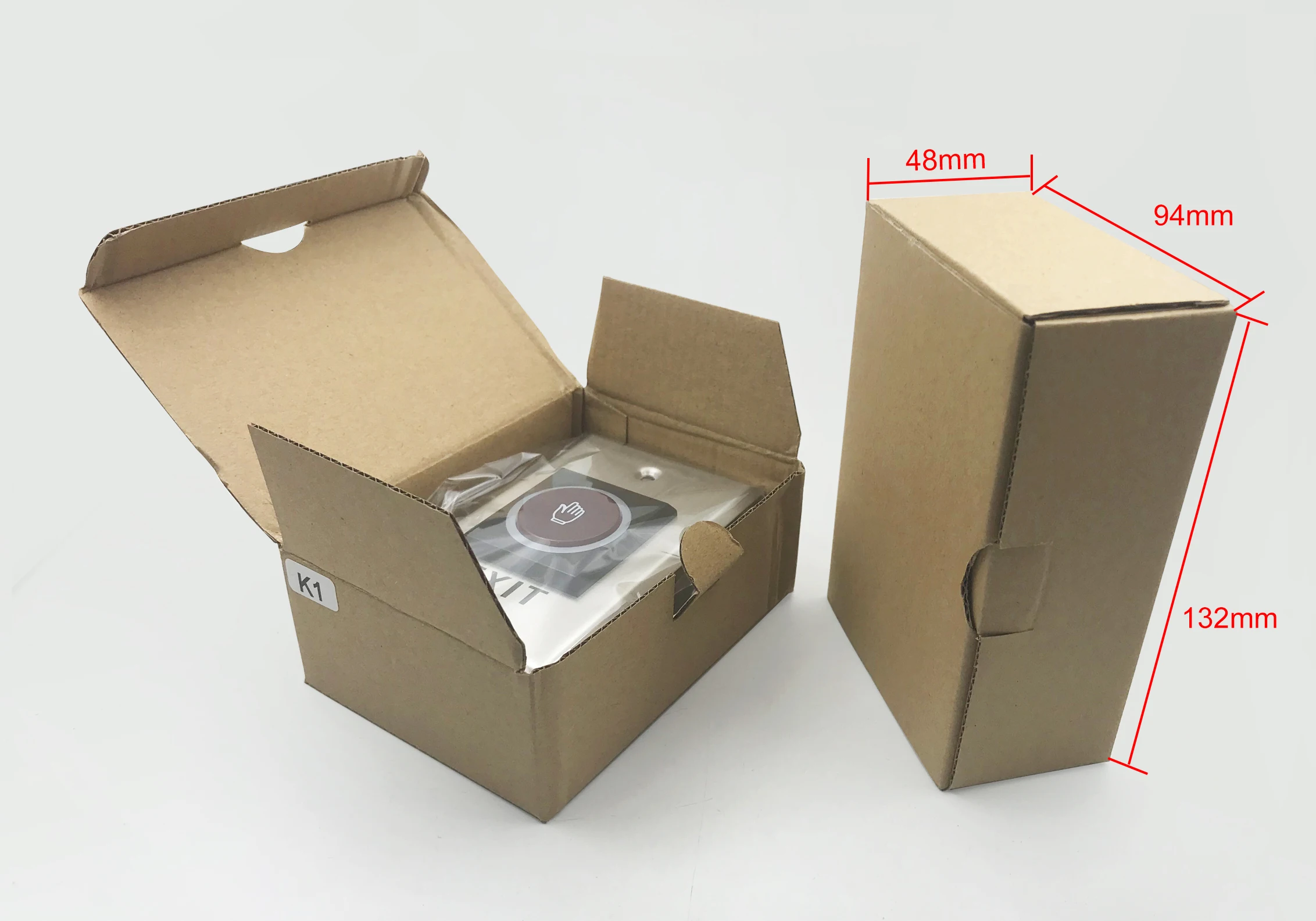 Factory direct No finger touch door emergency push door release access control no touch exit button