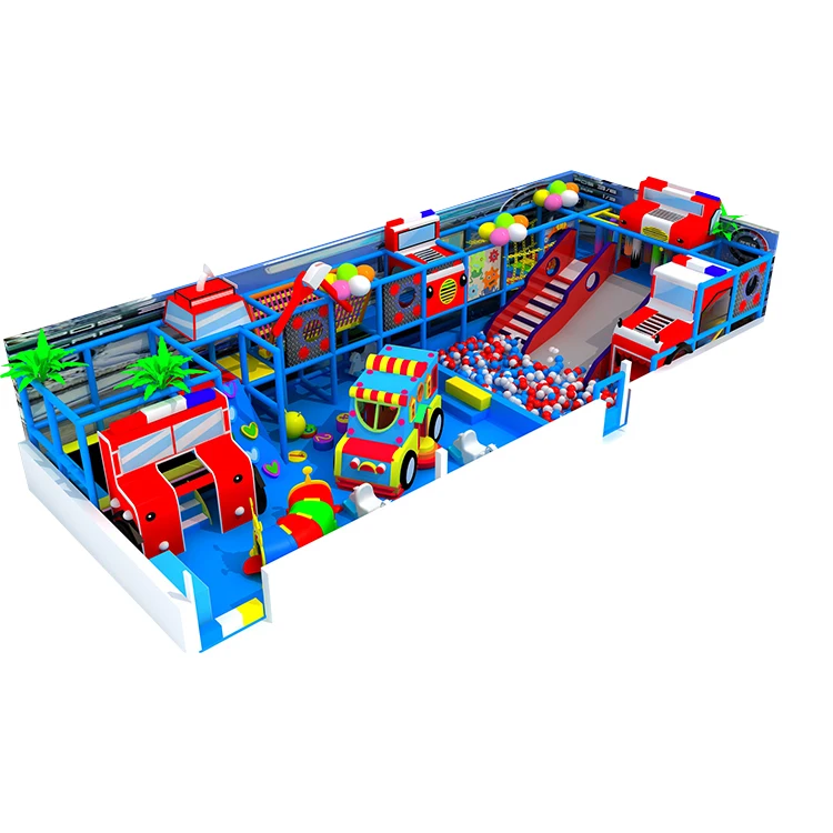 Nannan manufactures prices children indoor playground with ball pit pool slide equipment for kids indoor amusement park