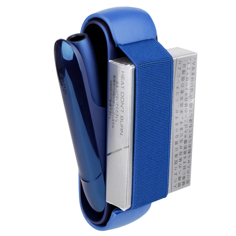 
multi color PU Leather Storage Clip Protective Cover for use with IQOS 3.0 Portable Cases red blue black wholesale 