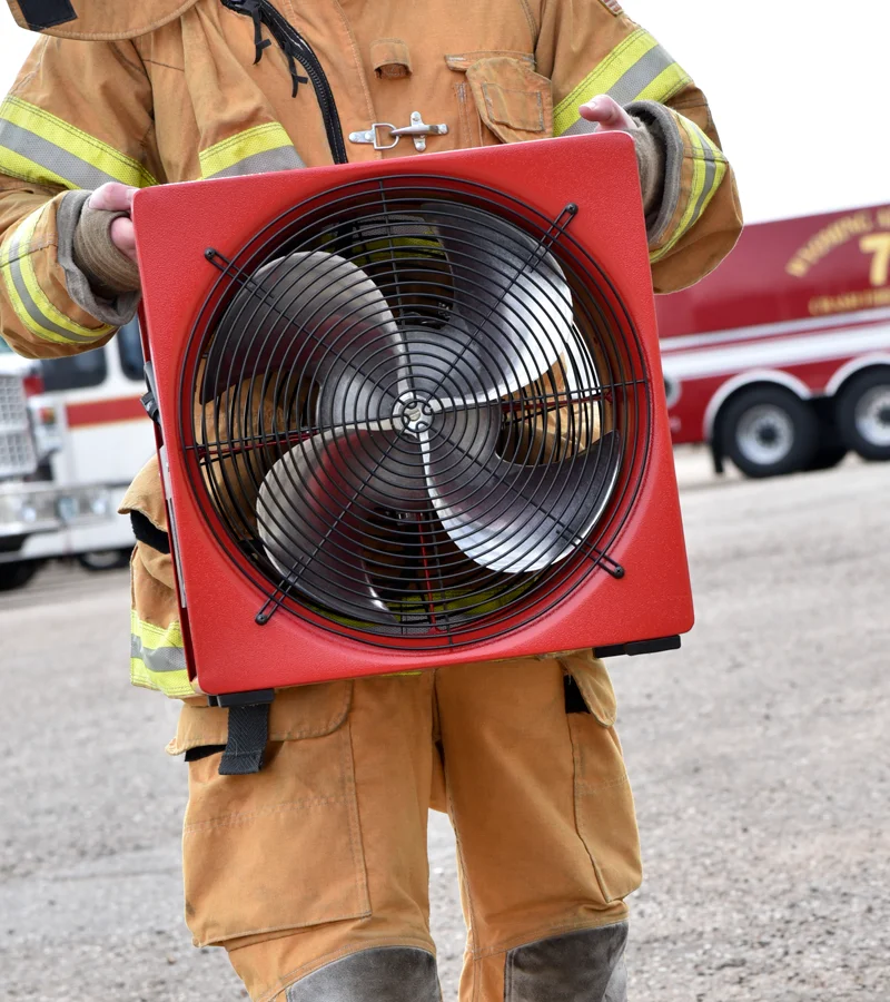 XHYXFire Water-driven smoke exhauster Motorized positive pressure smoke extractor Fire-fighting smoke extractor