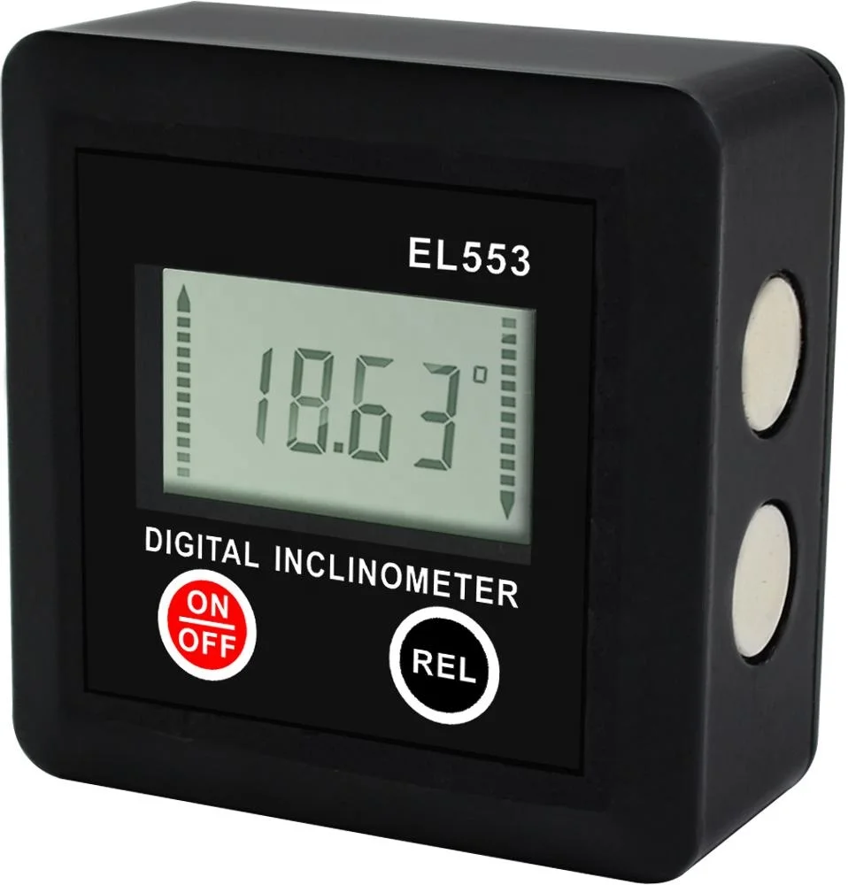 EL553 Mini Digital Inclinometer Compact Pocket Clinometer