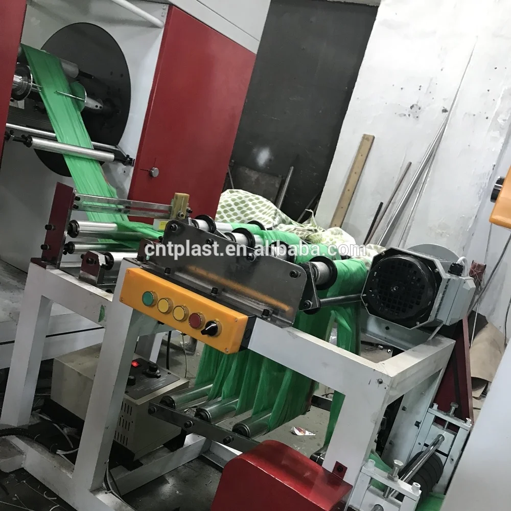 Popular product  ribbon-throught hdpe pe garbage plastic bag making machine in roll