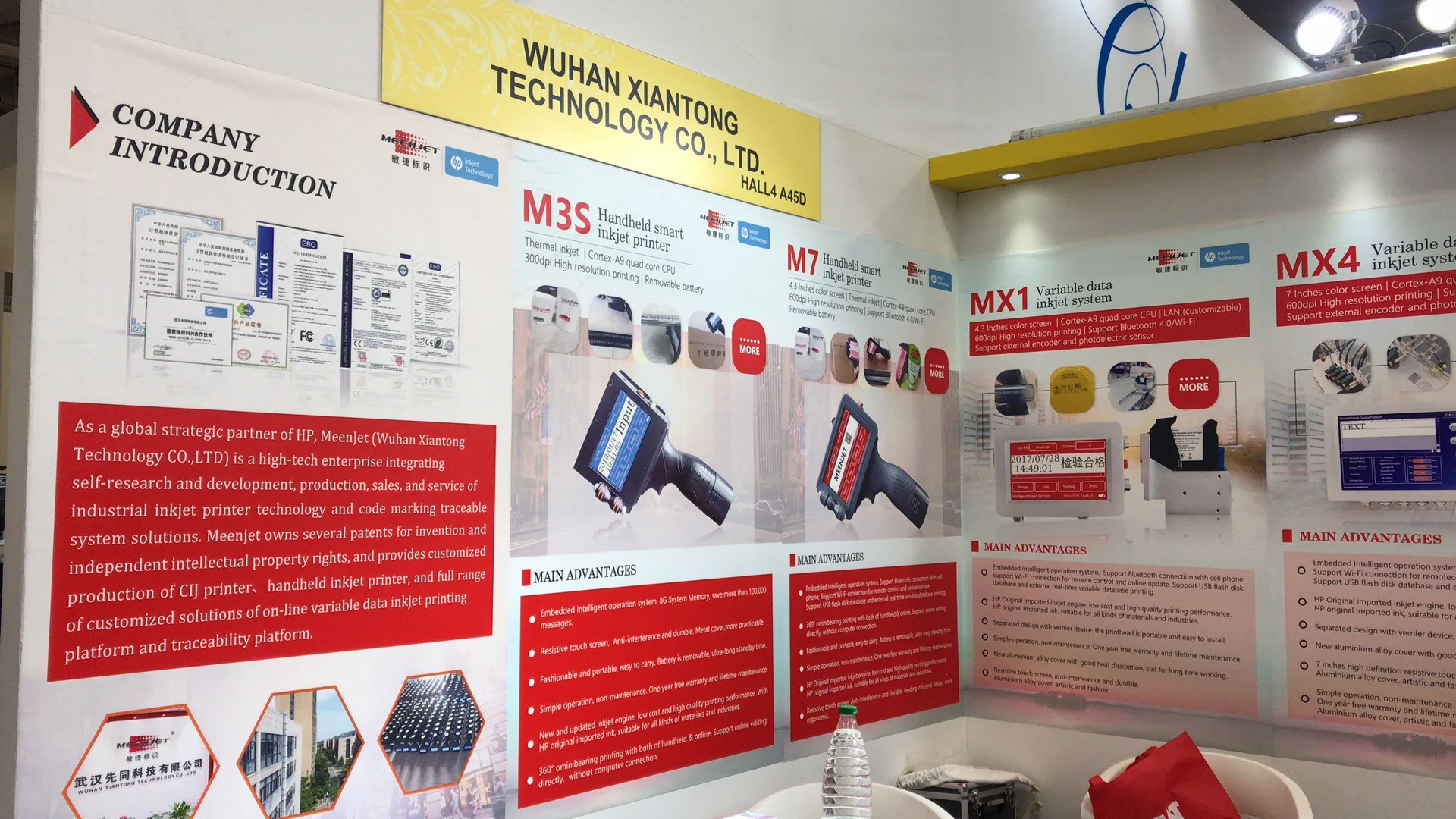 Meenjet Industrial Inkjet Coder Factory Directly Wholesale Hand held Marking Portable Coding Printer Inkjet Machine for Plastic