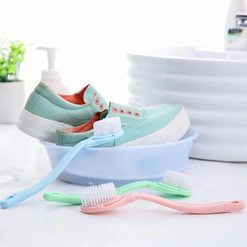 PP Long Handle Single Head Shoe Brush Cleaning Brushes Fur Laundry Can Be Hung Strong Detergency Articles Of Daily Use