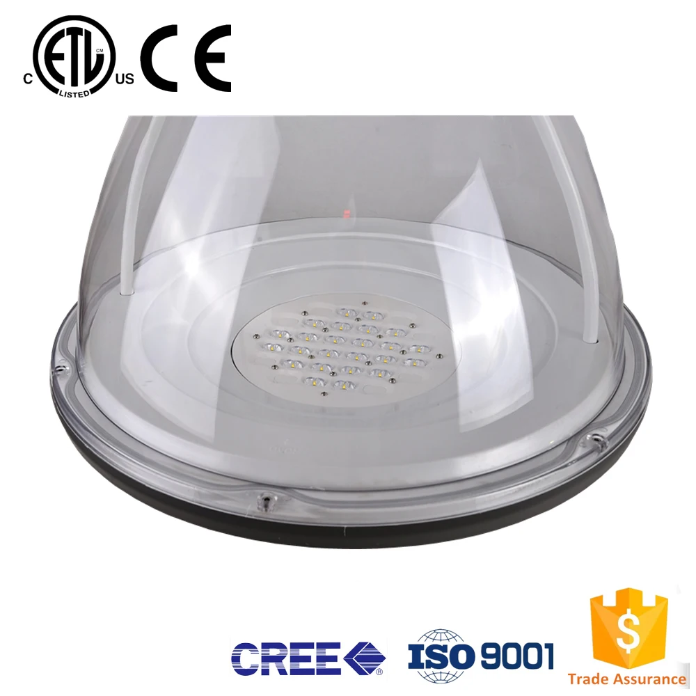 clear diffuser with high luminous quality 5 years warranty china supplier  post top fixture led garden lamp