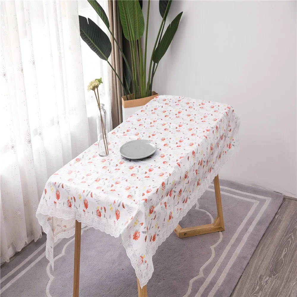 
PVC printed cheap vinyl table cloth 