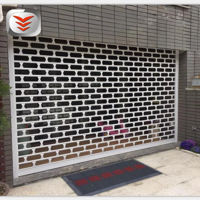 Standard  electronic  rolling Exterior Entrance Security Main Grill Design Stainless Steel Door