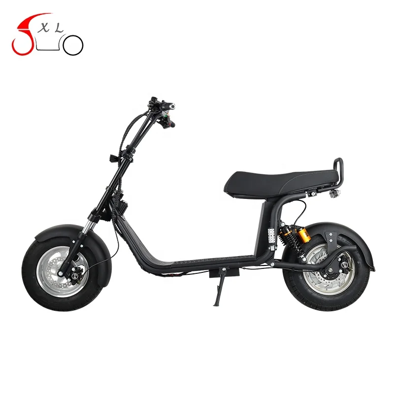 Fat Tire Retro Cheap Electric Scooter With Hydraulic Shock Absorption