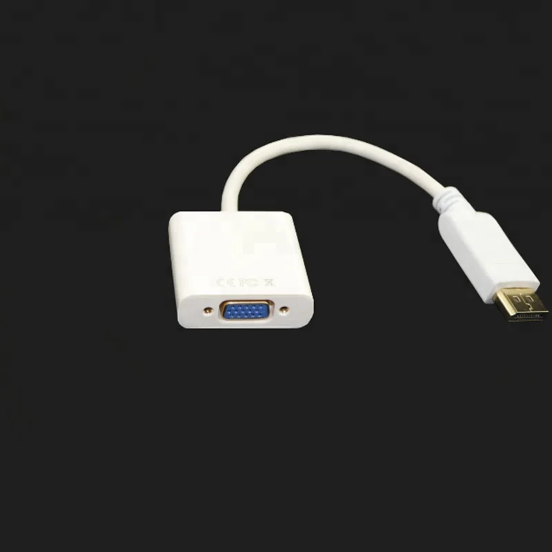 2018 мануфактура высокого разрешения 1080р displayport мужчина к женщине адаптер DP к VGA конвертер Кабель