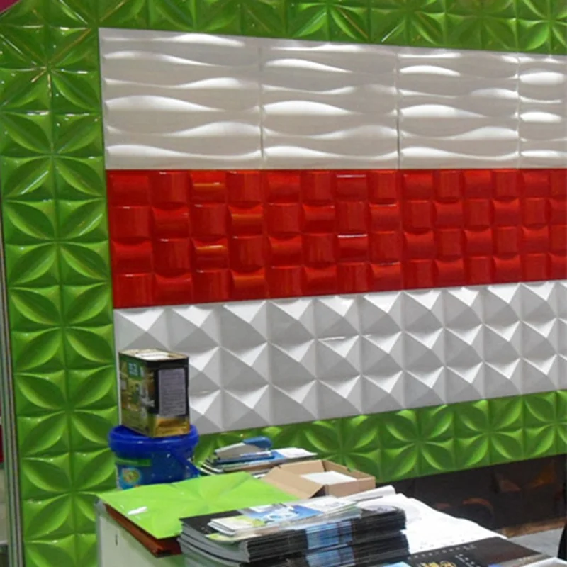 Cheap price pvc 5d grid wall panel, pvc wall panel, 3d wallpaper