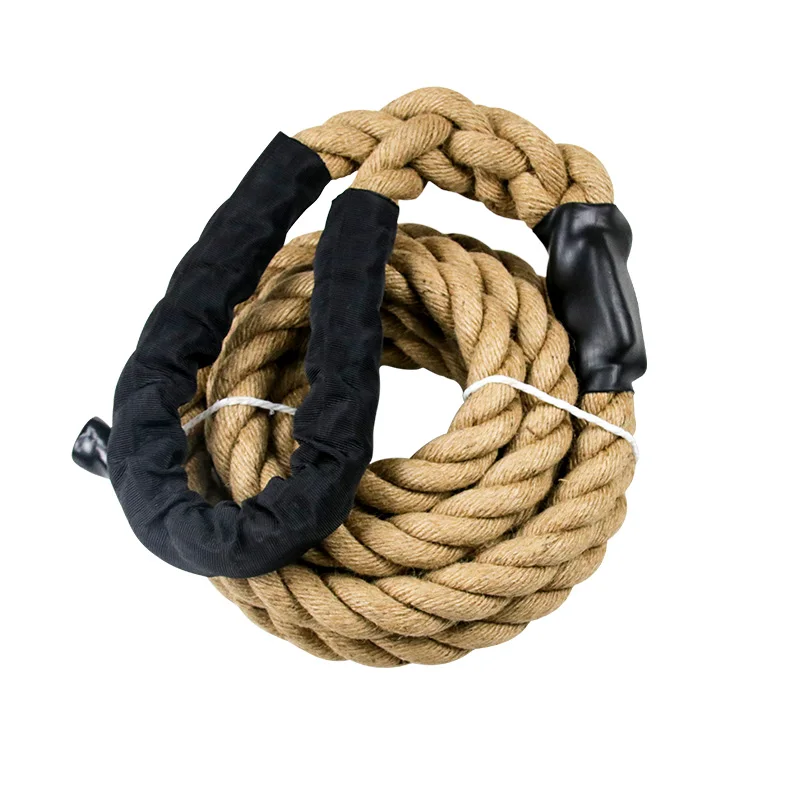 Jute Battle Rope Gym Physical Workout Exercise Training Power 38mm 50mm Colorful / Custom Request Accepted 25mm/ 38mm/ 50mm