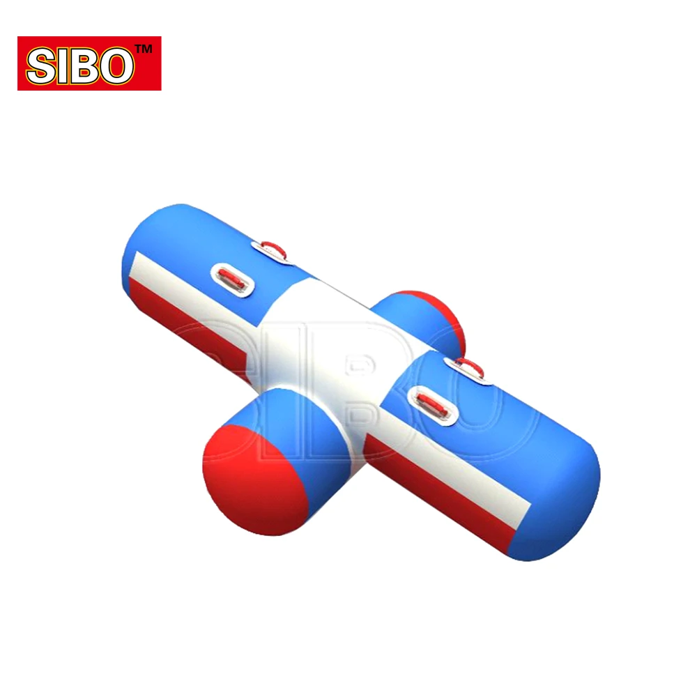 0.9mm PVC adult game inflatable water seesaw for water park