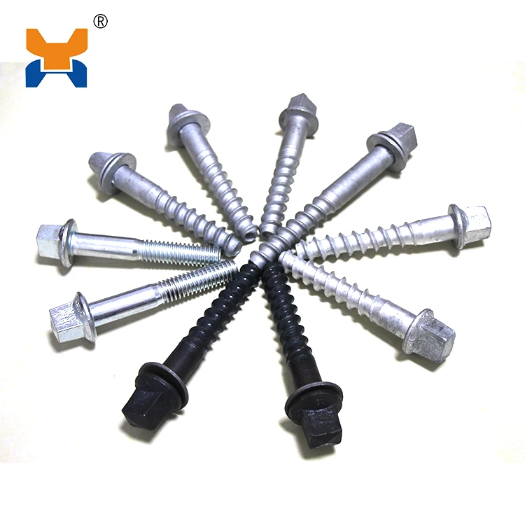 railway screw spike manufacturer for wooden sleeper