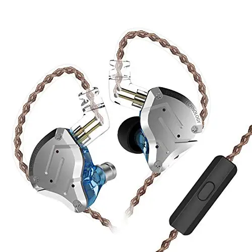  KZ ZS10 PRO металлическая гарнитура 4BA + 1DD гибридные наушники-вкладыши HIFI с басами 10