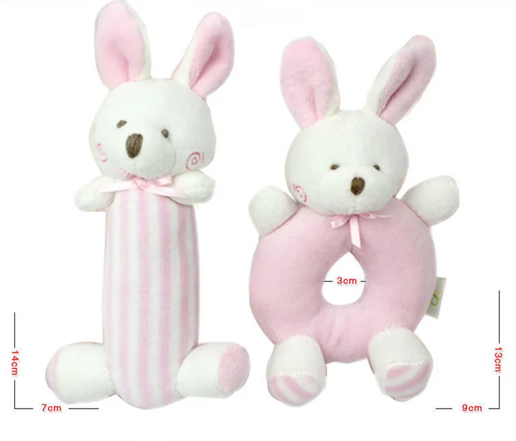 
china toys export plush baby rattle rings toy 
