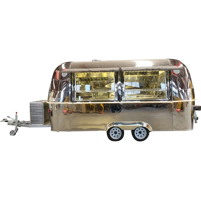 
outdoor hot dog food cart mobile food van 