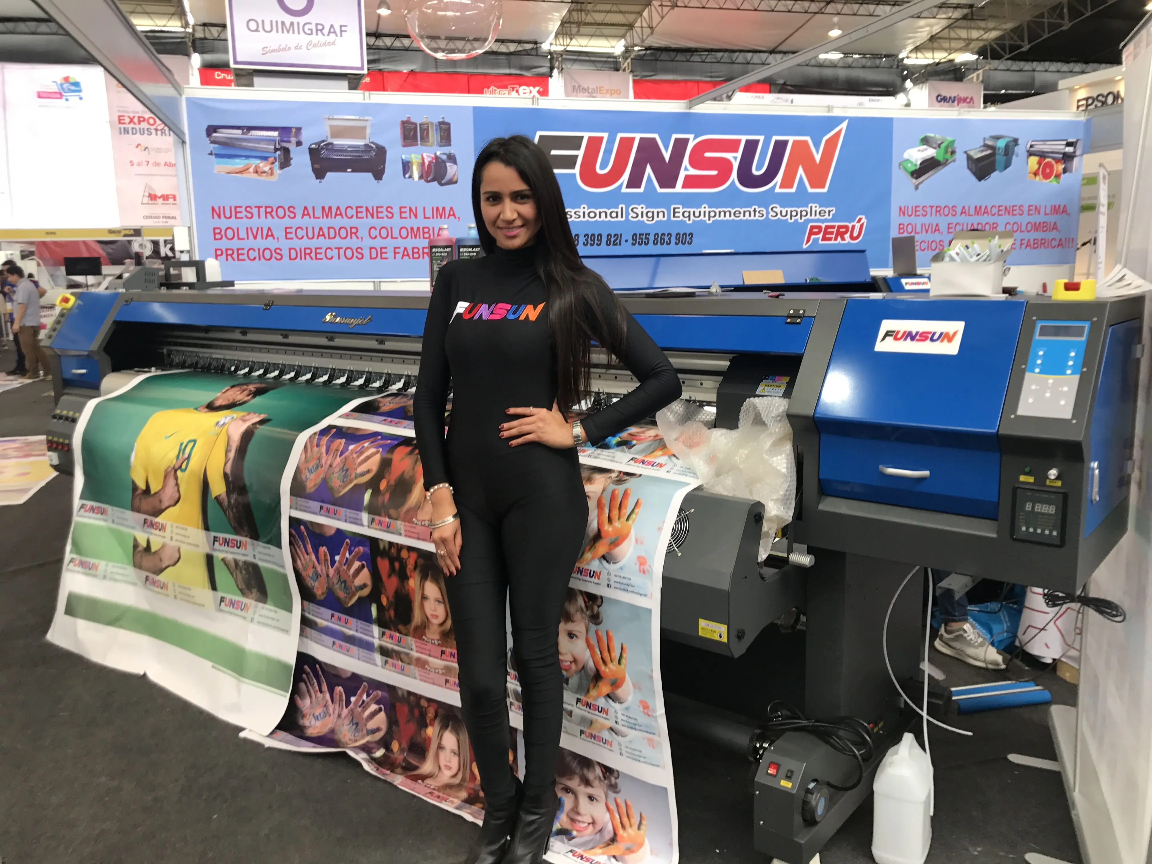 Top selling 3.2m Funsunjet FS-3202 used digital flex banner printing machine 1440dpi