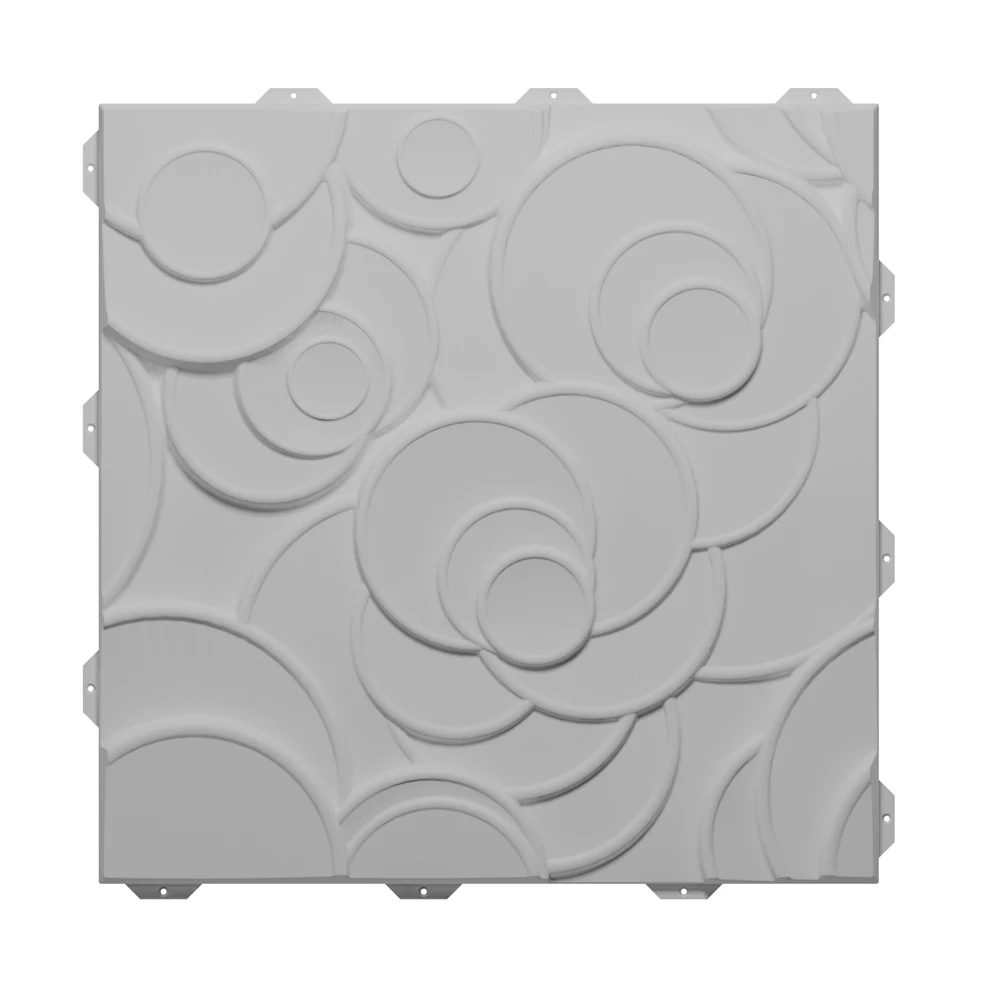 Latest design 3d melamine tile wall panel