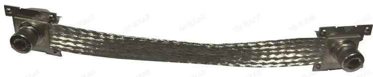 Wholesale Home Solar Panel Kit Copper Braid Bonding Jumper of Rooftop Home Aluminum Ground Lug Solar Mount System