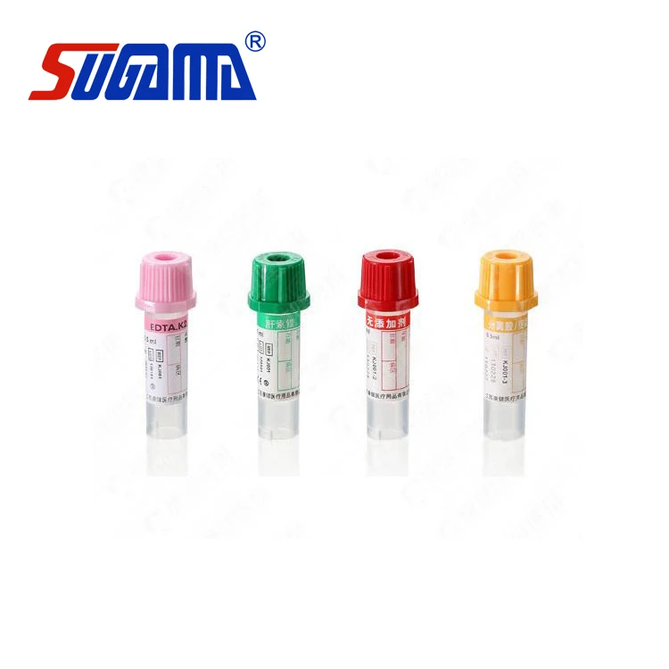 Best selling sterile plastic vacuum blood test tube, blood collection tube