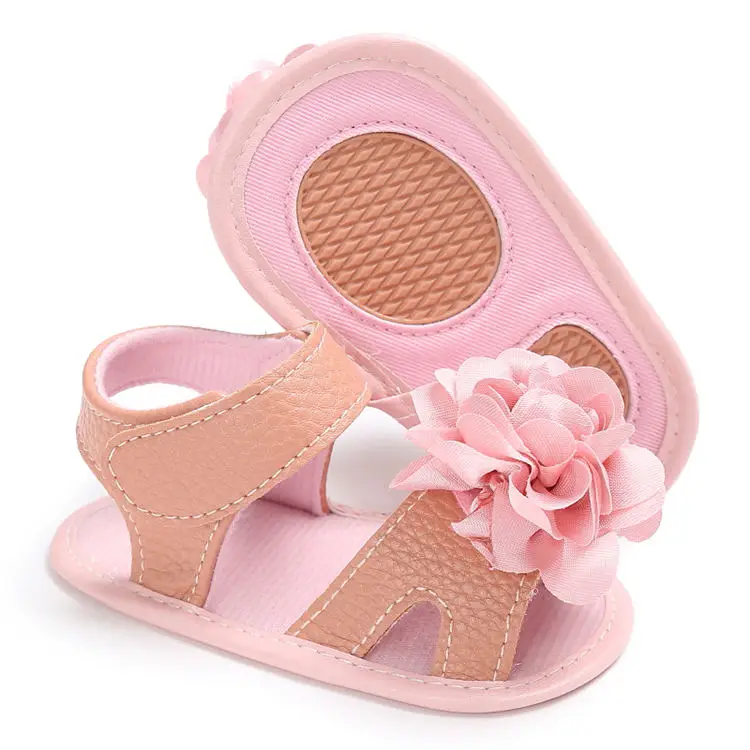Китайская фабрика, цветные сандалии на мягкой подошве для детей 0-24 месяцев, для первых шагов, детские сандалии