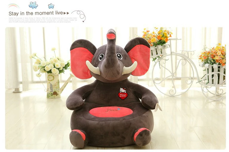 Soft Kids Baby Plush Sofa Chair Giraffe Elephant Animal Sofa