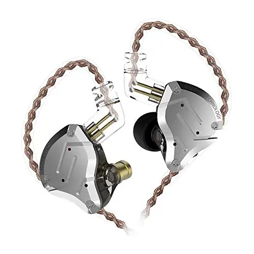  KZ ZS10 PRO металлическая гарнитура 4BA + 1DD гибридные наушники-вкладыши HIFI с басами 10