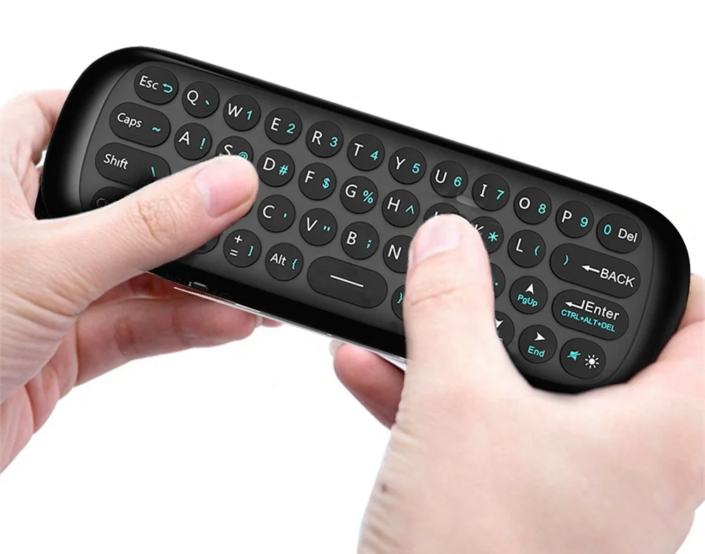 Новый оригинальный W1 клавиатура мышь беспроводная Air Mouse платный мини-пульт дистанционного управления для Android TV Box