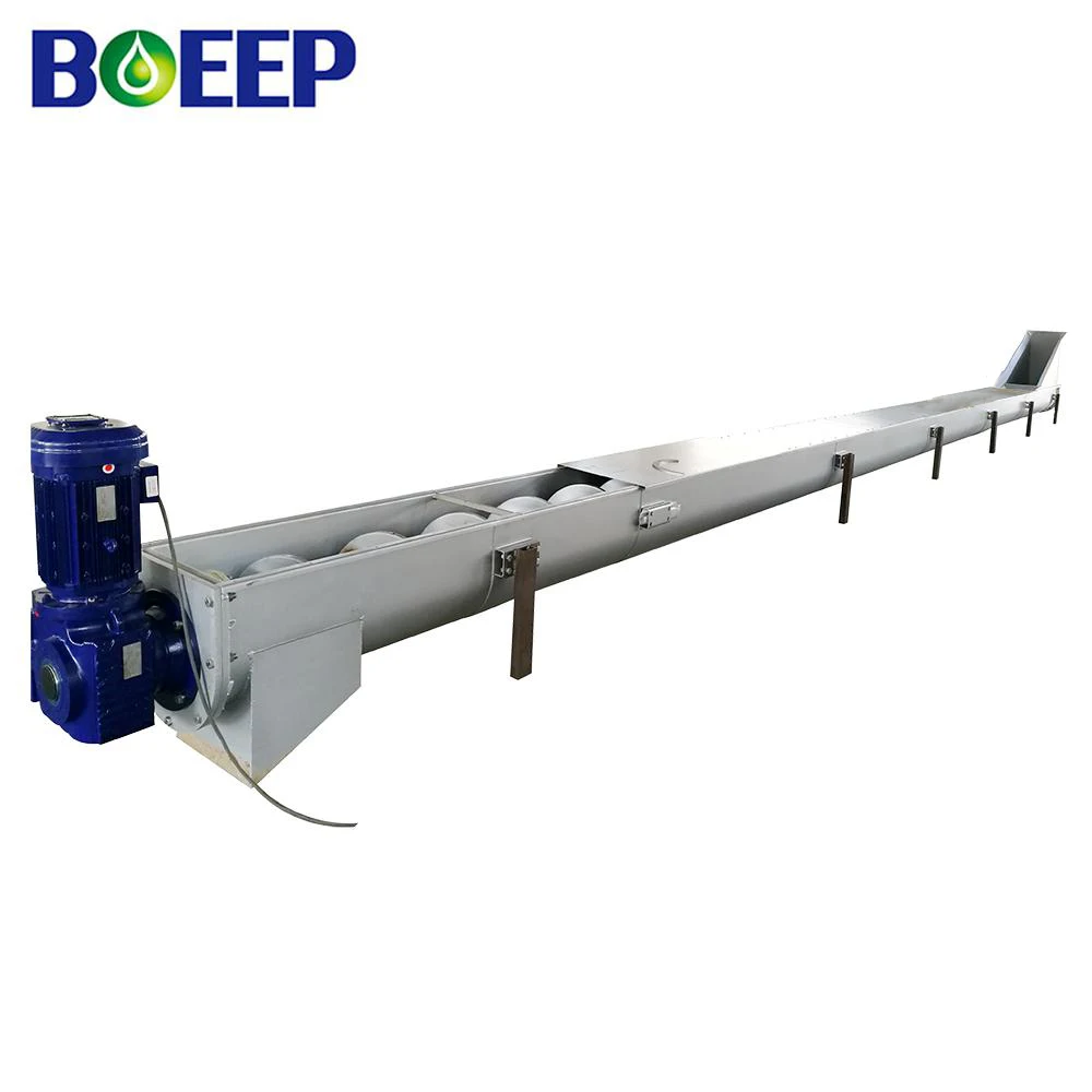 Sludge Dewatering Wastewater Screw Shaft/Shaftless Conveyor