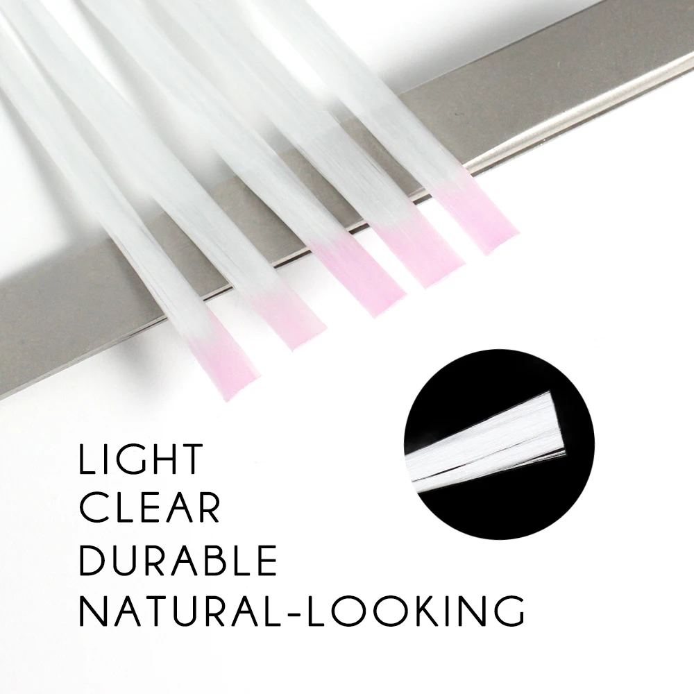 Soak off glass fiber nail extension for nail silk extension