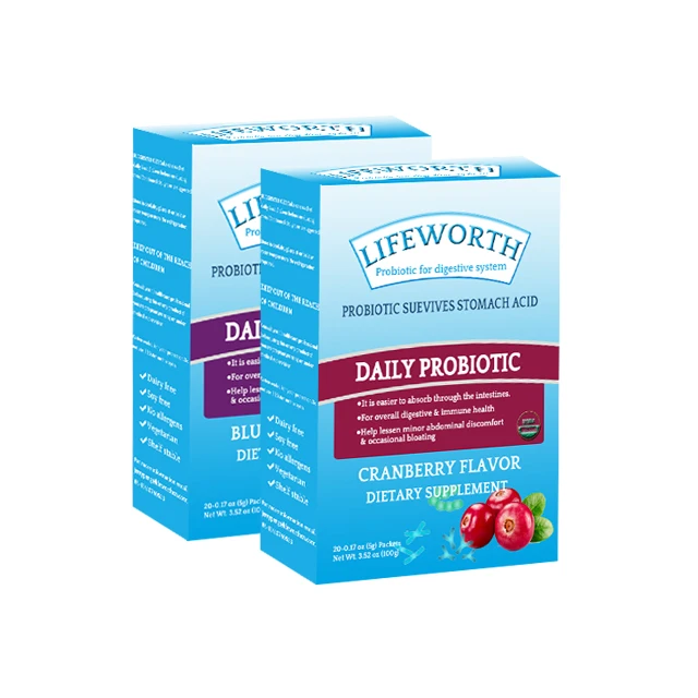 Lifeworth cranberry flavor lactobacillus gasseri probiotics supplements health supplement
