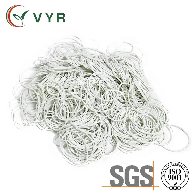 Vietnam Factory Quality Elastic Rubber Band White Rubber Rubber Band Suitable for Hair