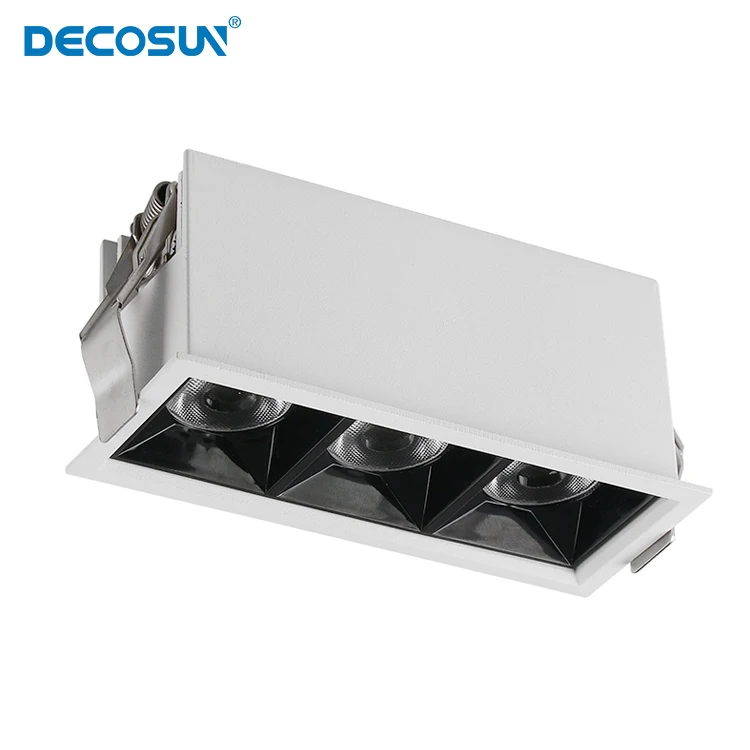 
Embedded aluminum batten lighting cut size l120 w43mm 630lm led cob linear light 9w 