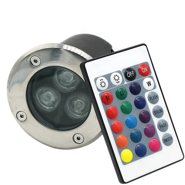 Inground RGB Light Ground Spot LED Underground RGB LED Floor Red Light 3W 6W 9W 12W 18W 24W 36W