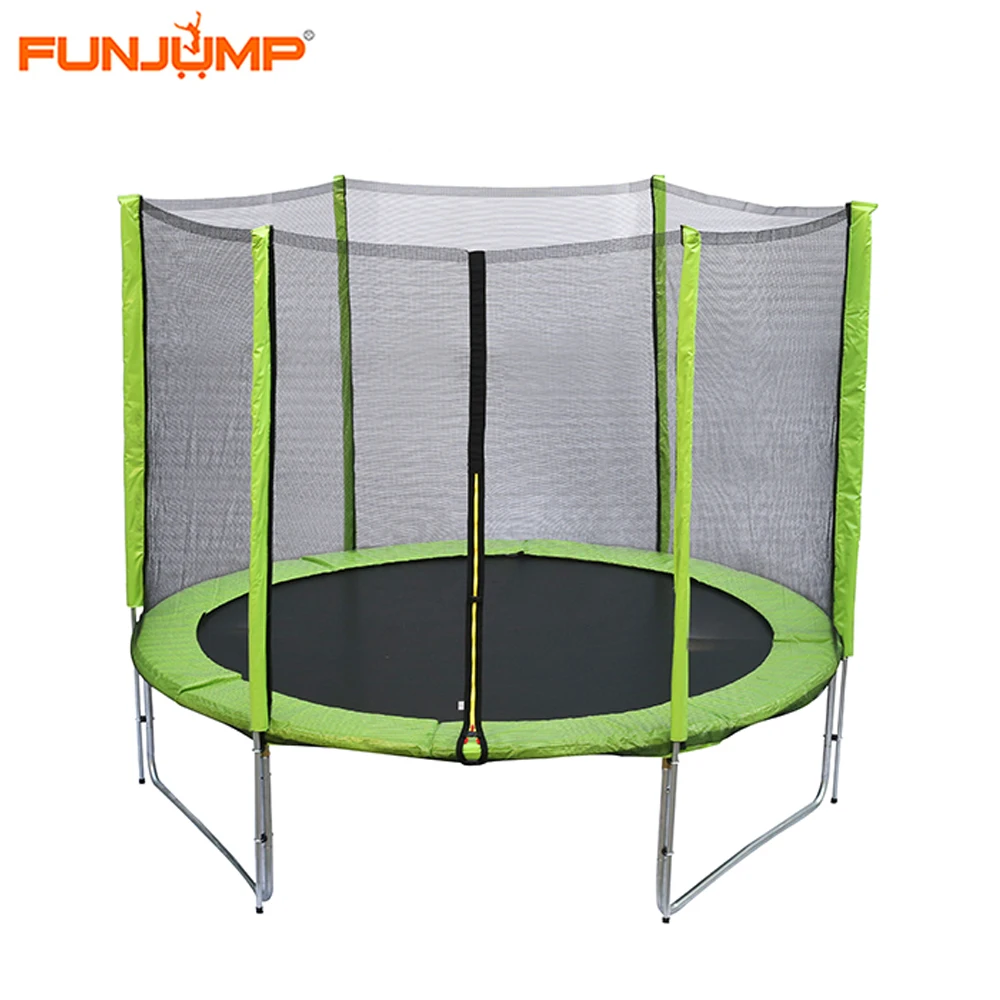 4 legs 10ft trampoline with safety net irise trampoline park