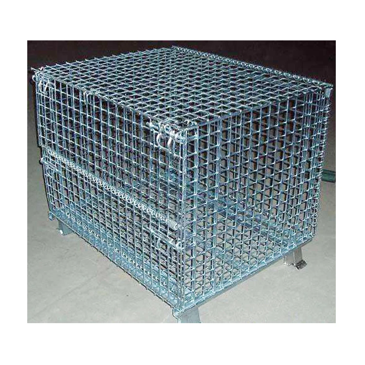 Cargo & Storage Equipment Metal Wire Mesh Storage Cage Container