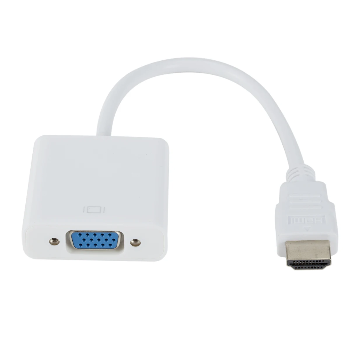 Заводская цена, адаптер HDMI-VGA 1080P, кабель-преобразователь hdmi-vga с аудио портом, высококачественный разъем hdmi-vga