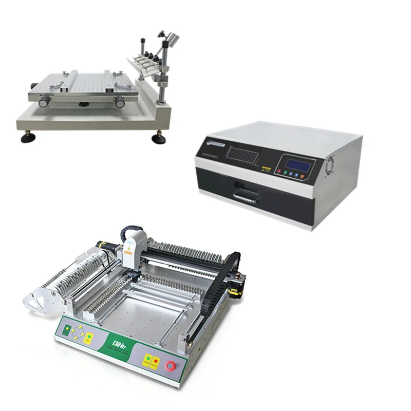 Qihe led bulb assembly machine, SMT chip mounter TVM802B led manufacturing machine