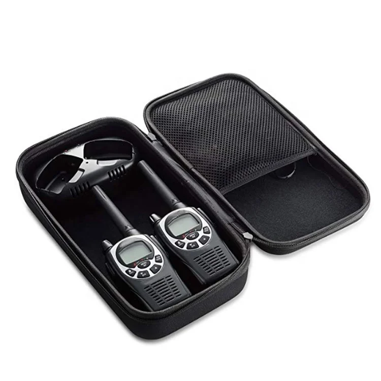 Uniquely designed Customized Black Hard EVA Case Bag Fits Midland GXT1000VP4 Two-Way Radio interphone walkie talkie