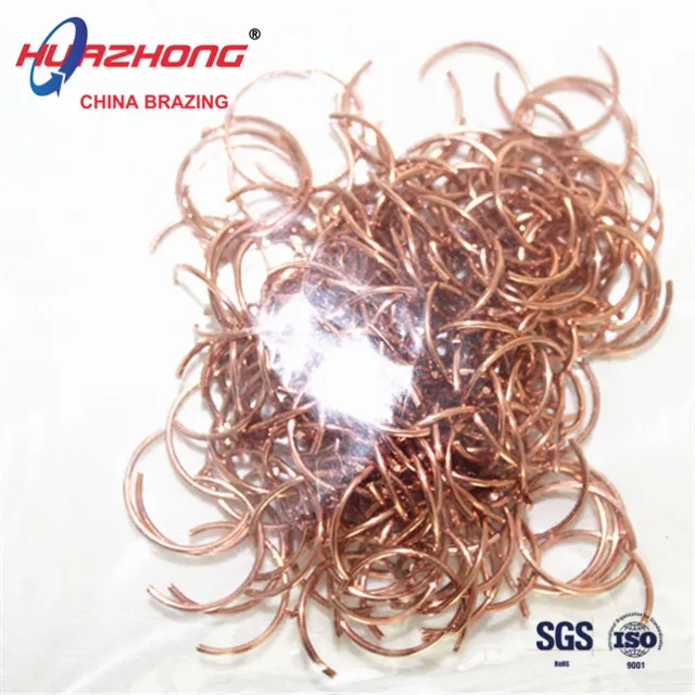 Copper Brazing Round Ring BCuP-2 Low Melting Point Copper Pipe and Copper Tube Welding Filler Metal Soldering Wire Rings