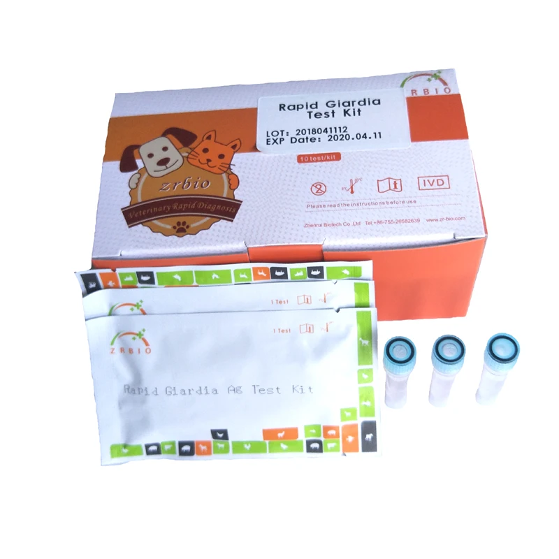 Veterinary dog disease test Giardia Rapid Test Kit