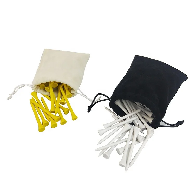 Natural colored Golf Tee with logo printing