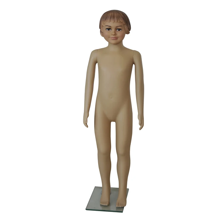 lifelike Kids full body window display children mannequin with style face