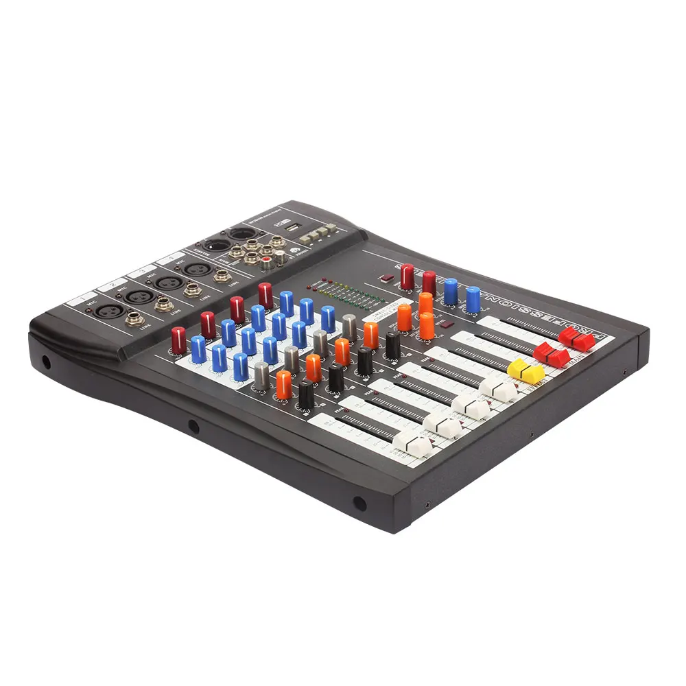 4 channel audio mixer usb interface audio mixer home music karaoke best sound mixer