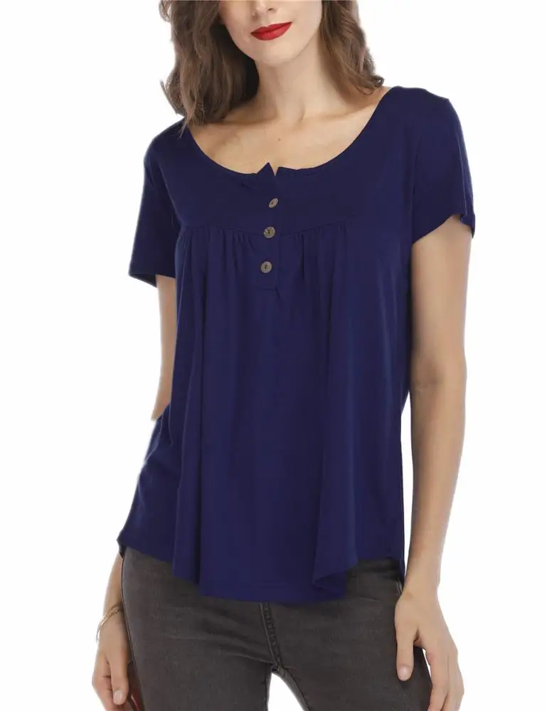 OEM logo design blank oversized custom printing polyester print cotton woman shirt