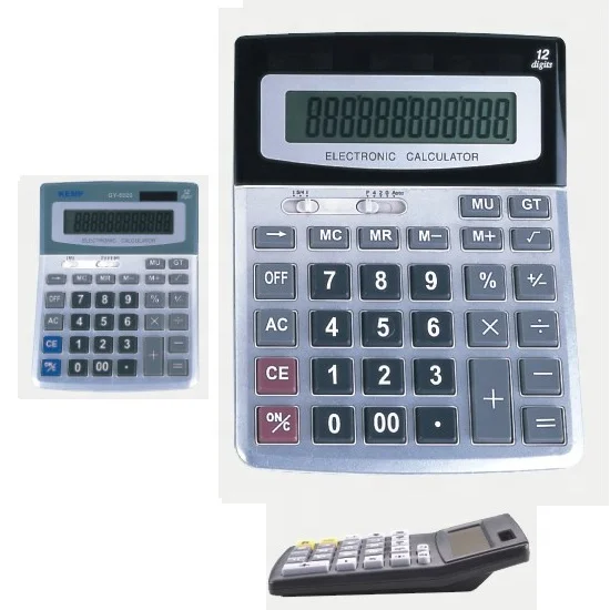 CAL 6020 12 цифр офис калькулятор с Дуэль блок питания